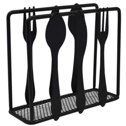 Χαρτοπετσετοθήκη 816989 11,5x4x10cm Black Ankor Μέταλλο