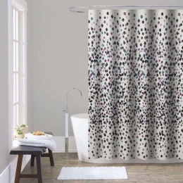 Κουρτίνα Μπάνιου Σταγόνες 815500 180x180cm Multi Ankor 180Πx180Υ Πολυέστερ