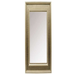 Καθρέπτης Τοίχου Σαγρέ 78812-30120 30x120cm Gold Ankor Πλαστικό, Γυαλί