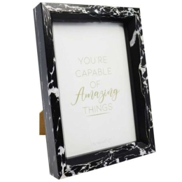 Κορνίζα Marble 53632-5 13x18cm Black-White Ankor Ξύλο