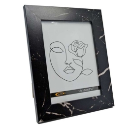 Κορνίζα Marble 5007-6 15x20cm Black-White Ankor Ξύλο