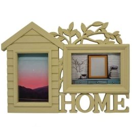 Κορνίζα 2 Θέσεων Home 812820 36,5x3x26cm Beige Ankor Πλαστικό