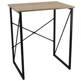 Γραφείο 805129 65x45x75cm Black-Natural Ankor