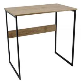 Γραφείο 805150 80x50x75cm Black-Natural Ankor