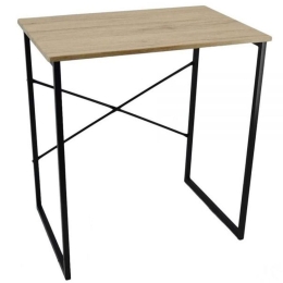 Γραφείο 805167 80x50x75cm Black-Natural Ankor