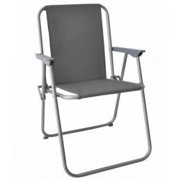Καρέκλα Παραλίας 805525 53x58x75cm Grey Ankor