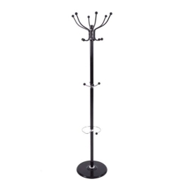 Καλόγερος Μεταλλικός 811045 178cm Black Ankor Τσιμέντο,Μέταλλο