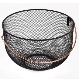 Φρουτιέρα 820481 30x19cm Black-Rose Gold Ankor Μέταλλο