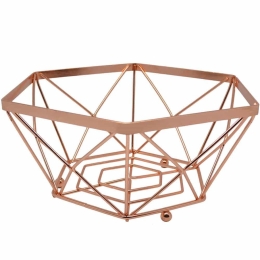 Φρουτιέρα 820498 20,8x24,5x12cm Rose Gold Ankor Μέταλλο