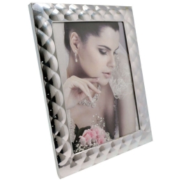 Κορνίζα Πλεκτή 80291-6 15x20cm Silver Ankor Μέταλλο