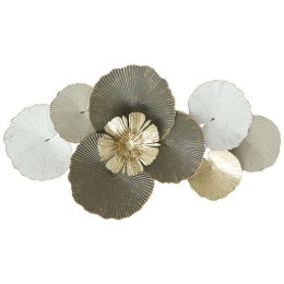 Διακοσμητικό Τοίχου Νούφαρο 825752 93,3x7,6x49,5cm Multi Ankor Μέταλλο