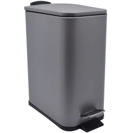 Κάδος Απορριμμάτων Soft Close 811830 5lt Grey Ankor Stainless Steel