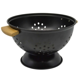Σουρωτήρι 824700 24x24x13,7cm Natural-Black Ankor Μέταλλο,Bamboo