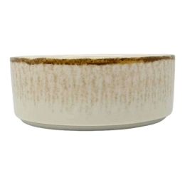 Μπωλ Σερβιρίσματος Vertical Premium Desert 8256-13 Φ14cm Beige Ankor Πορσελάνη