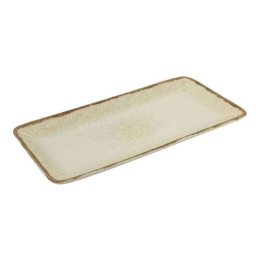 Πιατέλα Σερβιρίσματος Ορθογώνια Premium Desert 8256-08 21x10,5cm Beige Ankor Πορσελάνη