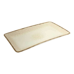 Πιατέλα Σερβιρίσματος Ορθογώνια Premium Desert 8256-09 27x16cm Beige Ankor Πορσελάνη