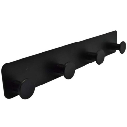 Κρεμάστρα 4 Θέσεων 806249 25,7x2x5cm Black Ankor Μέταλλο