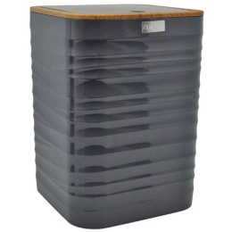 Κάδος Απορριμμάτων Luna 830107 18x18x25cm 5lt Grey-Natural Ankor Πλαστικό