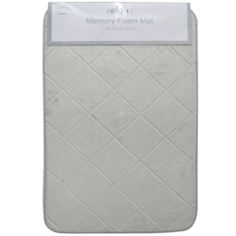 Πατάκι Μπάνιου Memory Foam 823895 50x80cm Grey Ankor 50 X 80 50x80cm Foam