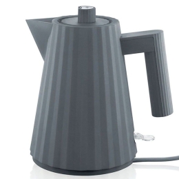 Βραστήρας Ηλεκτρικός Plissé MDL06/1 G 1,0Lt 2400W 21x16x20cm Grey Alessi Πολυρεσίνη