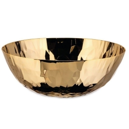 Μπολ Διακοσμητικό Joy n. 11 CR02/21GGD Φ20,7x8cm Gold με Δώρο 2 Δαχτυλίδια Πετσέτας Alessi Ανοξείδωτο Ατσάλι