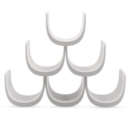 Κάβα Μπουκαλιών Noah GIA13 W 34,5x15,5x27cm White Alessi Πολυρεσίνη