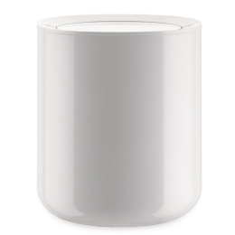 Κάδος Απορριμμάτων Birillo PL10 W 18,5x18,5x21cm White Alessi Πολυρεσίνη
