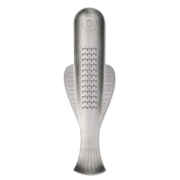 Τρίφτης Χειρός Boga VS06 18,5x5,7x1,8cm Μεταλλικός Silver Alessi Ανοξείδωτο Ατσάλι