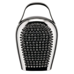 Τρίφτης Χειρός Cheese Please CHB02 10x6x16cm Μεταλλικός Silver Alessi Ανοξείδωτο Ατσάλι