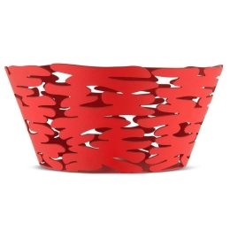 Φρουτιέρα - Ψωμιέρα Barket BM10/18 R Φ18x6,5cm Μεταλλική Red Alessi Μέταλλο