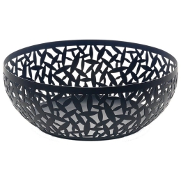 Φρουτιέρα Cactus MSA04/21 B Φ21x9,5cm Μεταλλική Black Alessi Μέταλλο