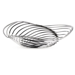 Φρουτιέρα Trinity ACO02 Φ26x7cm Από Ανοξείδωτο Ατσάλι Silver Alessi Μέταλλο