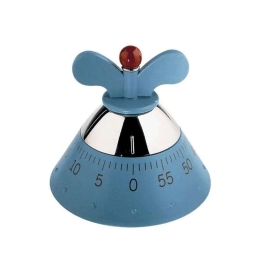 Χρονόμετρο Αναλογικό Κουζίνας A09 Φ10,5cm Blue Alessi Πολυρεσίνη