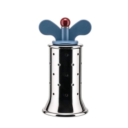 Μύλος Πιπεριού 9098 Φ6,3x13,2cm Blue-Silver Alessi Ανοξείδωτο Ατσάλι