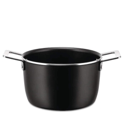 Κατσαρόλα Βαθιά Pots&Pans AJM101/20B Φ20cm Black Alessi 20cm Αλουμίνιο