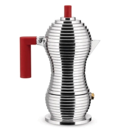 Καφετιέρα Espresso Pulcina MDL02/1 R 70ml Red Alessi Αλουμίνιο