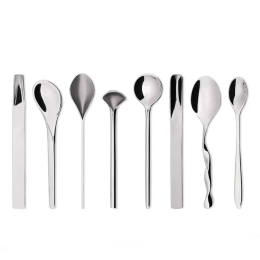 Κουταλάκια Il caffè/tè (Σετ 8Τμχ) MSPOONSET Inox Alessi Ανοξείδωτο Ατσάλι