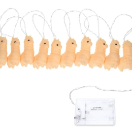 Φωτιστικό Γιρλάντα Παιδικό Led Με Μπαταρία Alpaca Fairy 44164.16 2m Cream Navaris