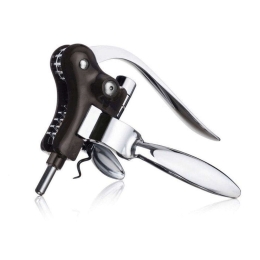 Τιρμπουσόν 66514606 14,5x14,5x15cm Black-Silver Vacu Vin Ανοξείδωτο Ατσάλι