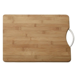 Επιφάνεια Κοπής Με Λαβή BB5345 45x30x1,8cm Natural Maxwell&Williams Μέταλλο,Bamboo