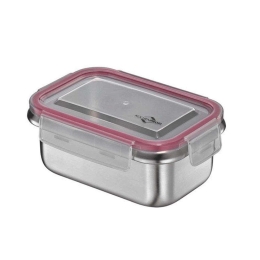 Φαγητοδοχείο 1001652800 500ml-10,5x15,5x6cm Από Ανοξείδωτο Ατσάλι Silver Kuchenprofi Ανοξείδωτο Ατσάλι