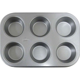 Φόρμα Muffins 6 Θέσεων 221.03626.1 27cm Silver Patisse Αλουμίνιο