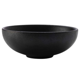 Μπωλ Δημητριακών Caviar Coupe AX0079 15,5cm Black Maxwell & Williams Πορσελάνη