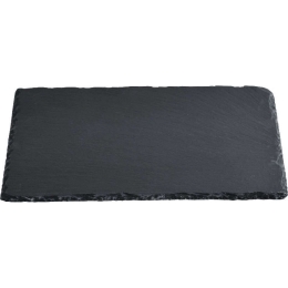 Πλατώ Σερβιρίσματος 38101 40x30cm Black Kesper Πέτρα