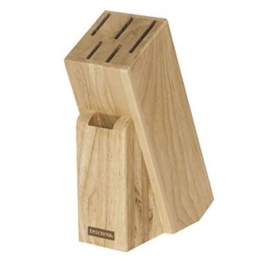 Βάση Μαχαιριών Και Ψαλιδιού 6 Θέσεων Woody 869505 Natural Tescoma Ξύλο