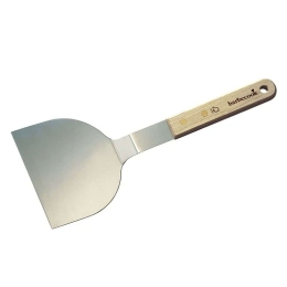 Σπάτουλα Μαγειρικής Bbq 223.0200.055 30cm Natural-Silver Barbecook Ατσάλι,Ξύλο