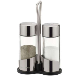 Αλατοπίπερο Σε Βάση (Σετ 3Τμχ) 650320 Inox-Clear Tescoma Ατσάλι,Γυαλί