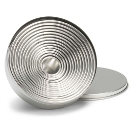 Κουπ Πατ Στρογγυλά Round (Σετ 14Τμχ) 221.01950 Φ2,5-11,5cm Inox Patisse Μέταλλο