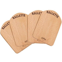 Σουβέρ Raclette (Σετ 4Τμχ) 1748001000 14x9x1cm Natural Kuchenprofi Ξύλο
