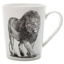 Κούπα African Lion Marini Ferlazzo DX0515 450ml Black-White Maxwell & Williams Πορσελάνη